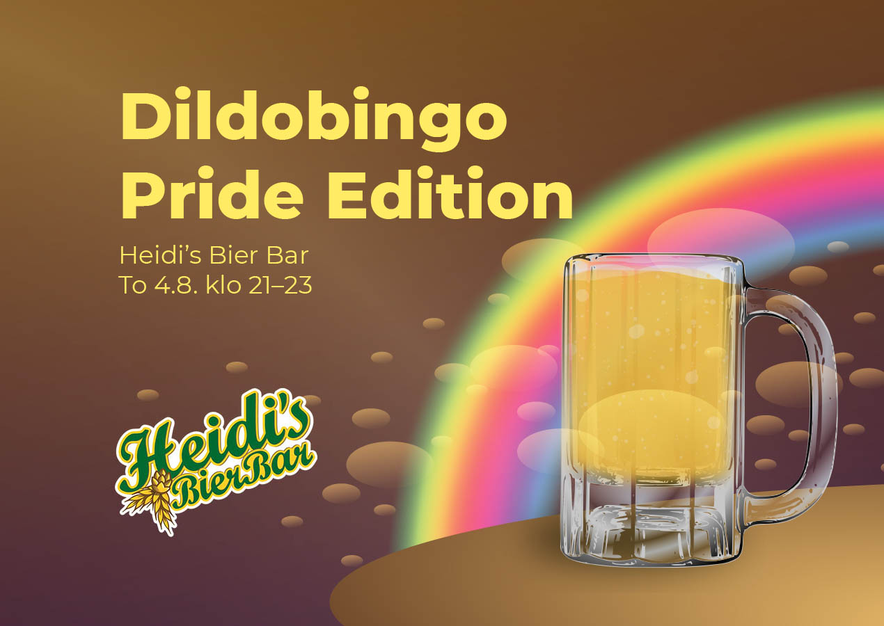 Dildobingo Pride Edition, Heidi's Bier Bar to 4.8. klo 21-23