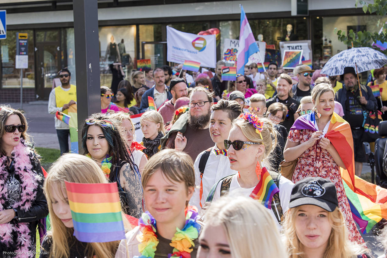 Oulu Pride 2019 kulkue