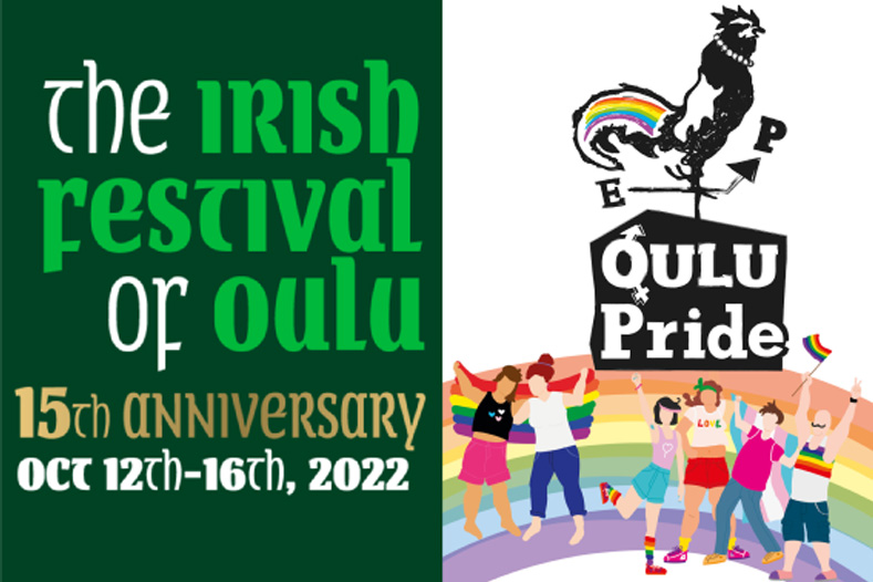The Irish Festival of Oulu 15th anniversary Oct 12th–16th, 2022