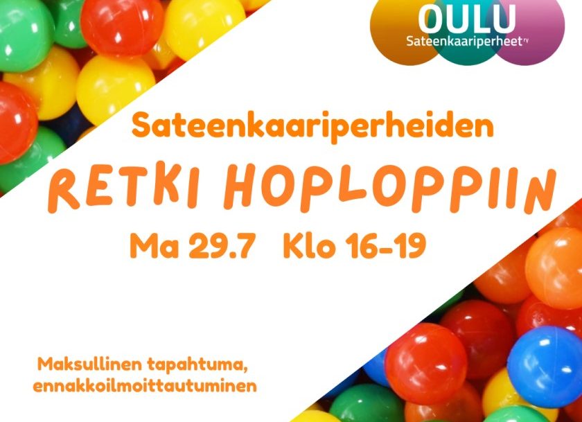 Sateenkaariperheet ja retki Hoploppiin 29.7.2024