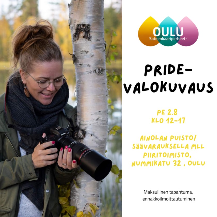 Sateenkaariperheet ja Pride-valokuvaus 2.8.2024