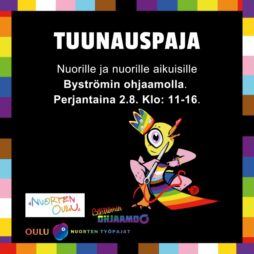 Tuunauspaja Byströmin ohjaamolla.